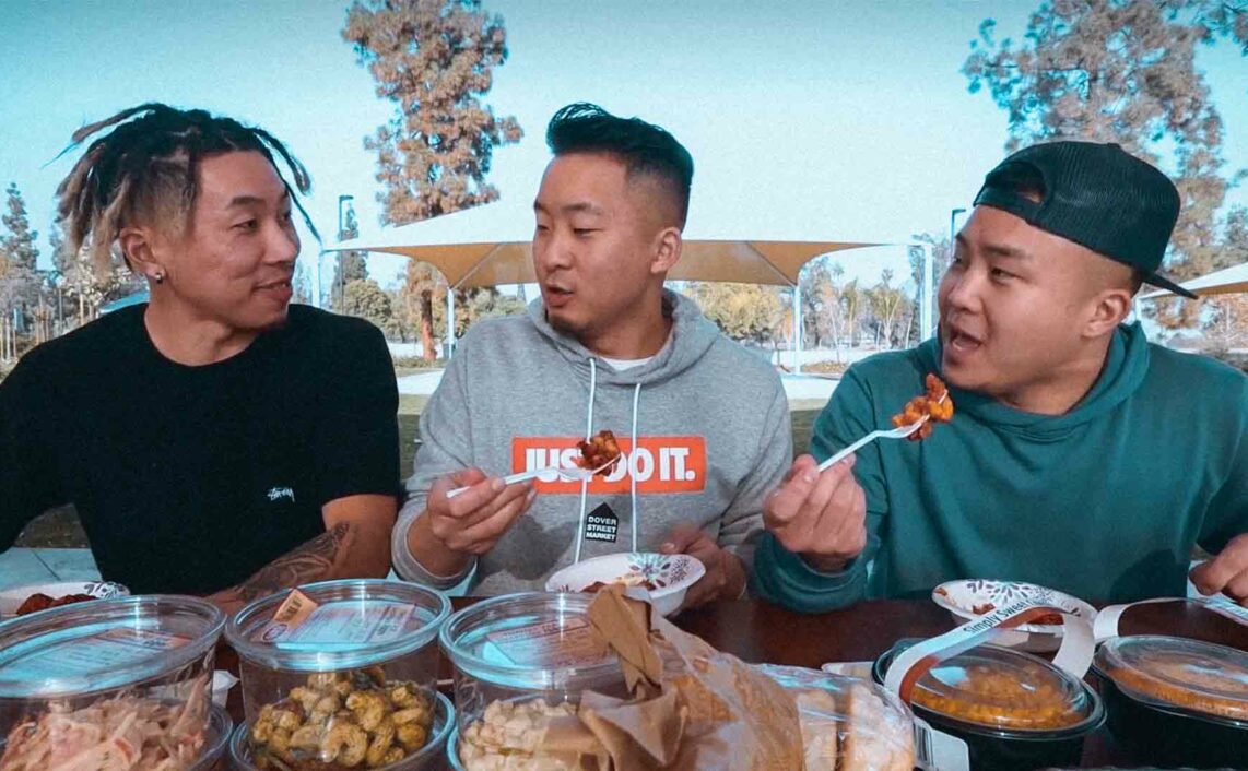 fung bros trying the 20 best foods at Ralphh’s deli